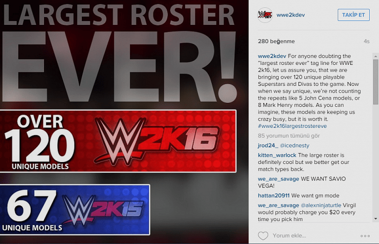 WWE 2K16