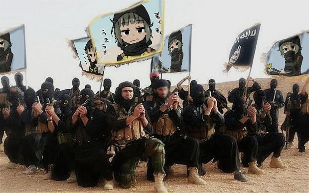 Anonymous, terör örgütü IŞİD'in propagandası yaptığı belirtilen bir dizi hesabı hackleyerek hesapları anime karakterleriyle donattı.