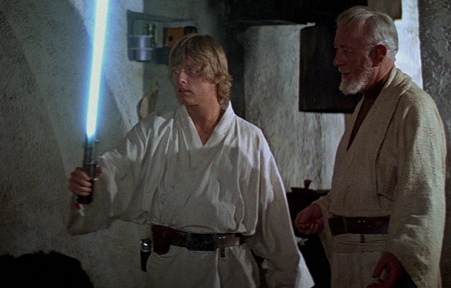 Anakin Luke’s lightsaber
