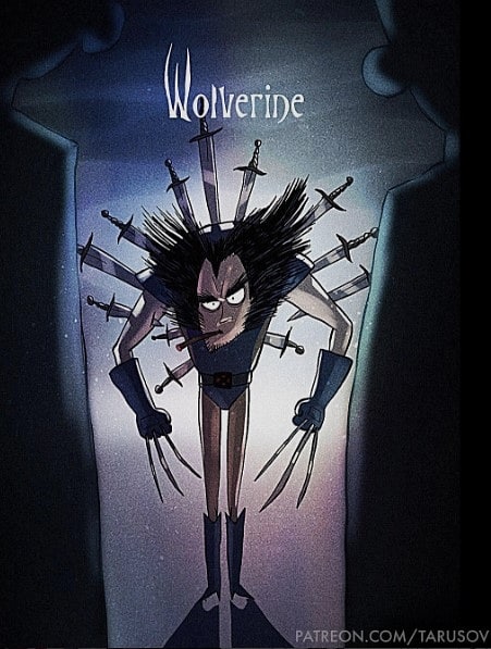 Tim Burton Style Wolverine