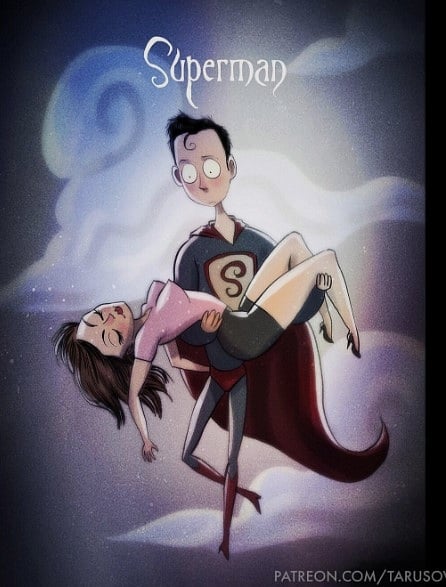 Tim Burton Style Superman