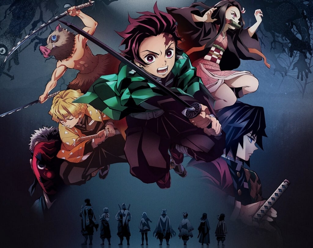 popüler olan animeler demon slayer